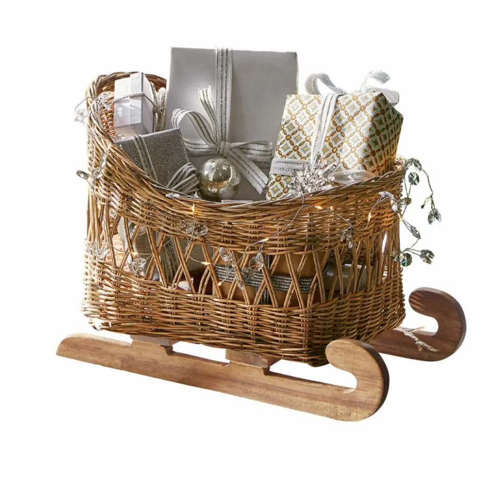 Weihnachtliche Deko-Objekte^LOBERON Deko-Schlitten Quileta