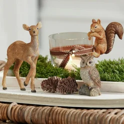 Figuren|Dekoration^LOBERON Deko-Waldtier 3er Set Vionique