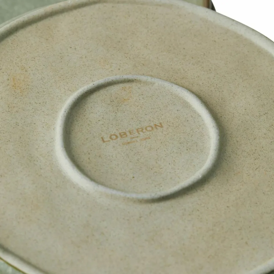 Geschirr|Geschirr^LOBERON Dessertteller 6er Set Biarré türkis/braun