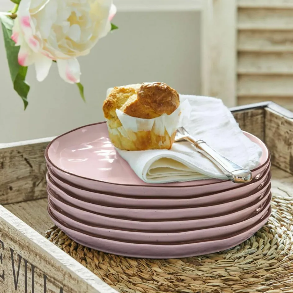 Geschirr|Geschirr^LOBERON Dessertteller 6er Set Biarré rosa