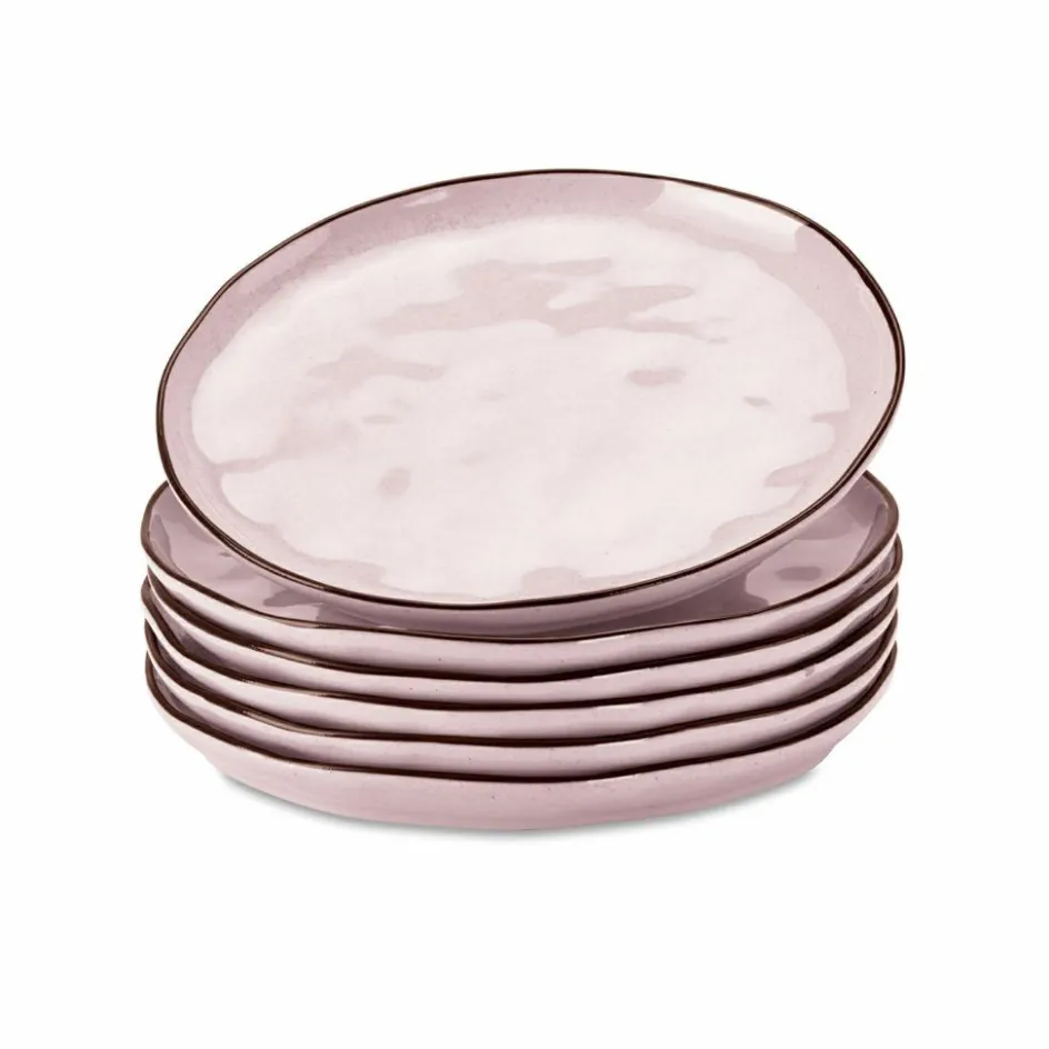 Geschirr|Geschirr^LOBERON Dessertteller 6er Set Biarré rosa