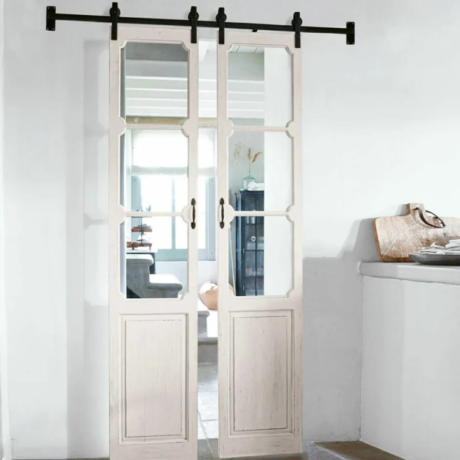 Schiebetüren|Schiebetüren^LOBERON Doppelschiebetür Tibout antikweiß