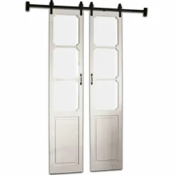 Schiebetüren|Schiebetüren^LOBERON Doppelschiebetür Tibout antikweiß