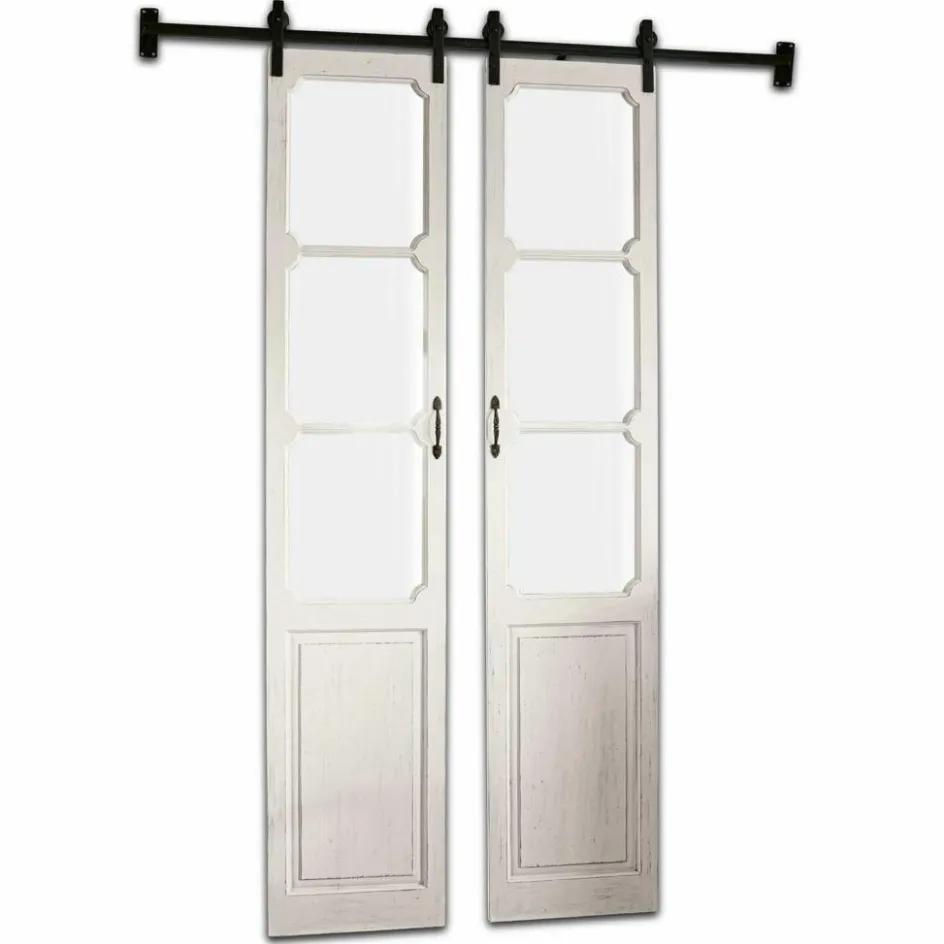 Schiebetüren|Schiebetüren^LOBERON Doppelschiebetür Tibout antikweiß