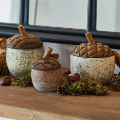 Dekoobjekte|Dekoration^LOBERON Eichel 3er Set Vibius