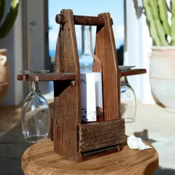 Küchenutensilien|Tischaccessoires^LOBERON Flaschenhalter mit Gläsern Préalon