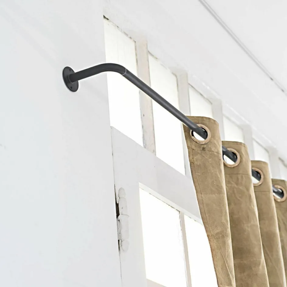 Gardinenstangen & Zubehör|Gardinenstangen & Zubehör^LOBERON Gardinenstange Omara dunkelgrau