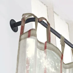 Gardinenstangen & Zubehör|Gardinenstangen & Zubehör^LOBERON Gardinenstange Omara dunkelgrau