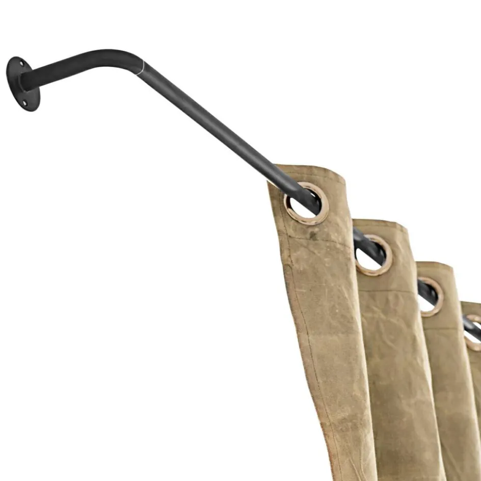 Gardinenstangen & Zubehör|Gardinenstangen & Zubehör^LOBERON Gardinenstange Omara dunkelgrau