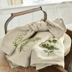 LOBERON Geschirrtücher|Geschirrtücher-Geschirrtuch 3er Set Herbal Gardens