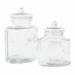 Vorratsdosen & Glasglocken|Vorratsdosen & Glasglocken^LOBERON Glasdose 2er Set Elvanto