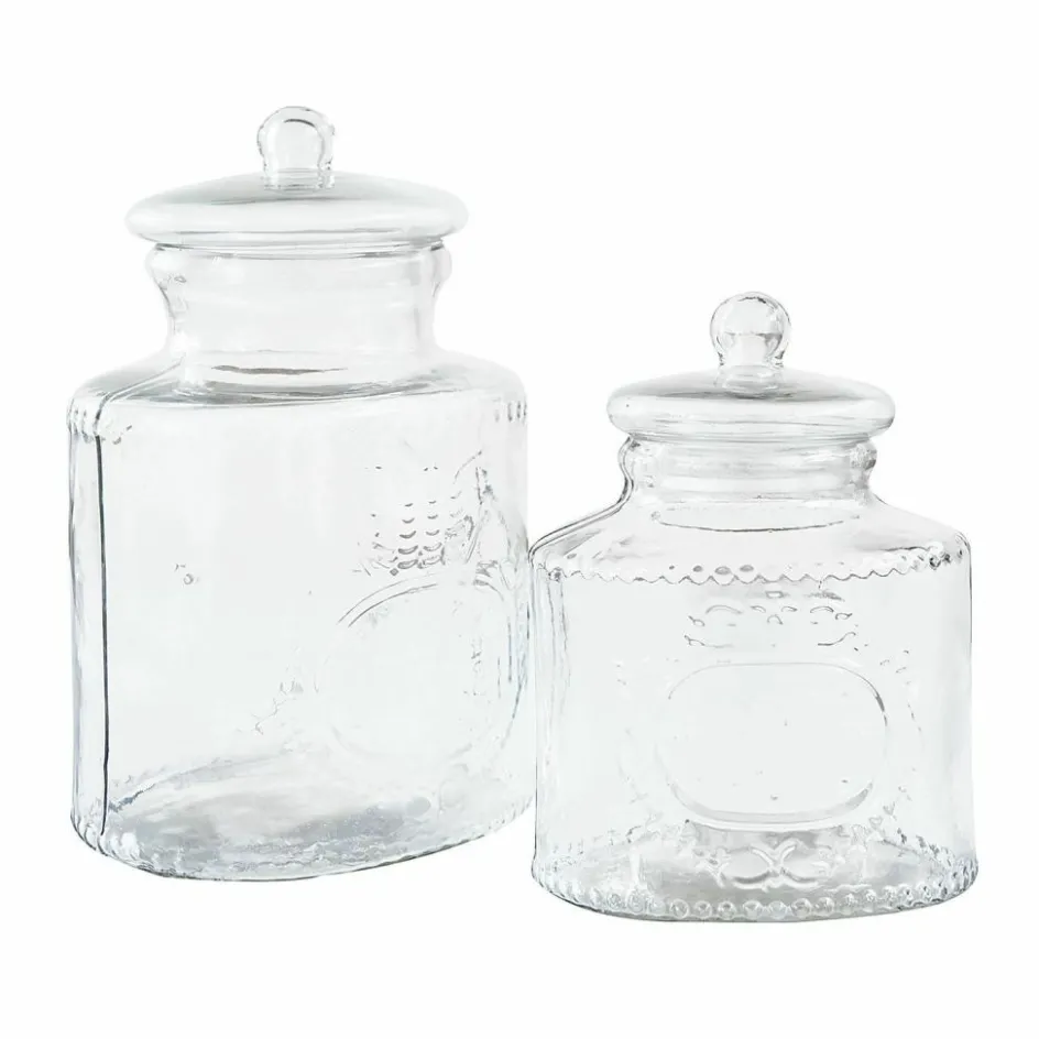 Vorratsdosen & Glasglocken|Vorratsdosen & Glasglocken^LOBERON Glasdose 2er Set Elvanto