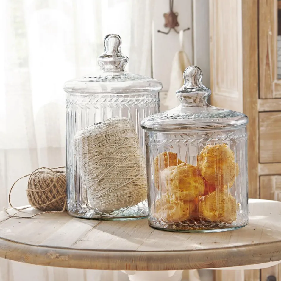 Vorratsdosen & Glasglocken|Vorratsdosen & Glasglocken^LOBERON Glasdose 2er Set Maledisant