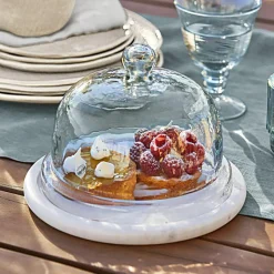 Vorratsdosen & Glasglocken|Vorratsdosen & Glasglocken^LOBERON Glasglocke mit Platte Barnsdale