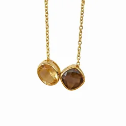 LOBERON Schmuck-Halskette Ovique