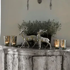 Weihnachtsfiguren^LOBERON Hirsche 2er Set Rudy & Son