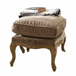 Hocker & Poufs|Sitzmöbel^LOBERON Hocker Corlay taupe/braun
