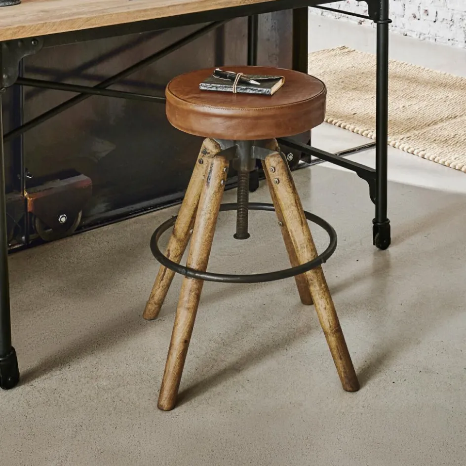 Hocker & Poufs|Sitzmöbel^LOBERON Hocker Twist braun