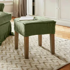 Hocker & Poufs|Hocker^LOBERON Hocker Vionnique grün