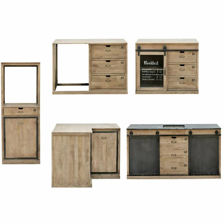 Küchenblöcke|Küchenblöcke^LOBERON Küche 5er Set Oakland