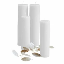 Kerzen|Kerzenhalter^LOBERON Kerze 4er Set Avinal creme