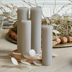Kerzen|Kerzenhalter^LOBERON Kerze 4er Set Avinal taupe