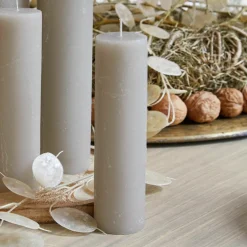 Kerzen|Kerzenhalter^LOBERON Kerze 4er Set Avinal taupe