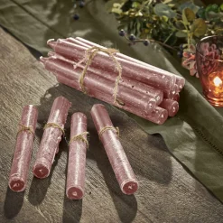 Kerzen|Kerzenhalter^LOBERON Kerze 12er Set Bauceau rosa