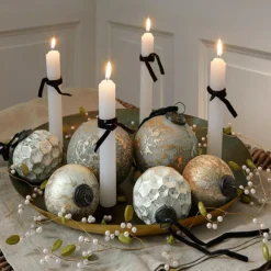 Kerzen|Kerzenhalter^LOBERON Kerze 12er Set Bauceau creme