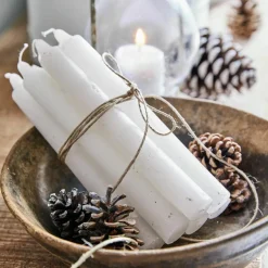 Kerzen|Kerzenhalter^LOBERON Kerze 12er Set Bauceau creme