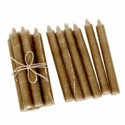 Kerzen|Kerzenhalter^LOBERON Kerze 12er Set Bauceau hellbraun