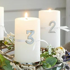 Kerzen|Kerzenhalter^LOBERON Kerze 4er Set Braga creme