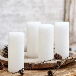 Kerzen|Kerzenhalter^LOBERON Kerze 4er Set Homel creme