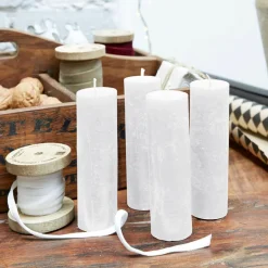 Kerzen|Kerzenhalter^LOBERON Kerze 4er Set Muriel creme