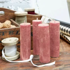 Kerzen|Kerzenhalter^LOBERON Kerze 4er Set Muriel rosa