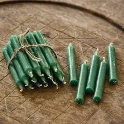 Kerzen|Kerzenhalter^LOBERON Kerze 20er Set Noufa grün