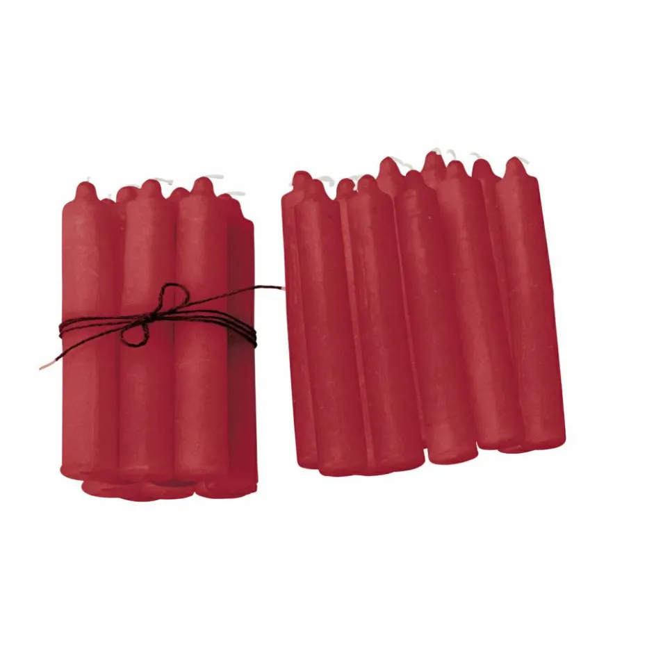 Kerzen|Kerzenhalter^LOBERON Kerze 20er Set Noufa rot