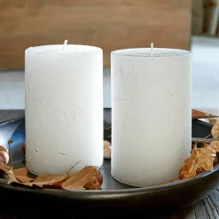 Kerzen|Kerzenhalter^LOBERON Kerze 2er Set Oviedo creme