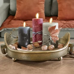 Kerzen|Kerzenhalter^LOBERON Kerze 3er Set Pretin bunt