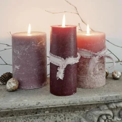 Kerzen|Kerzenhalter^LOBERON Kerze 3er Set Salis rosa