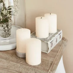 Kerzen|Kerzenhalter^LOBERON Kerze 4er Set Virrans creme