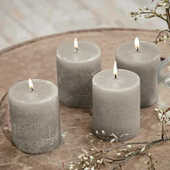 Kerzen|Kerzenhalter^LOBERON Kerze 4er Set Virrans taupe