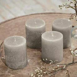 Kerzen|Kerzenhalter^LOBERON Kerze 4er Set Virrans taupe