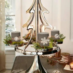 Kerzen|Kerzenhalter^LOBERON Kerze 4er Set Virrans taupe