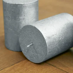 Kerzen|Kerzenhalter^LOBERON Kerze 4er Set Virrans silber