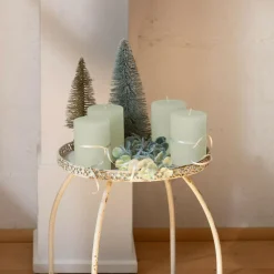 Kerzen|Kerzenhalter^LOBERON Kerze 4er Set Virrans salbei