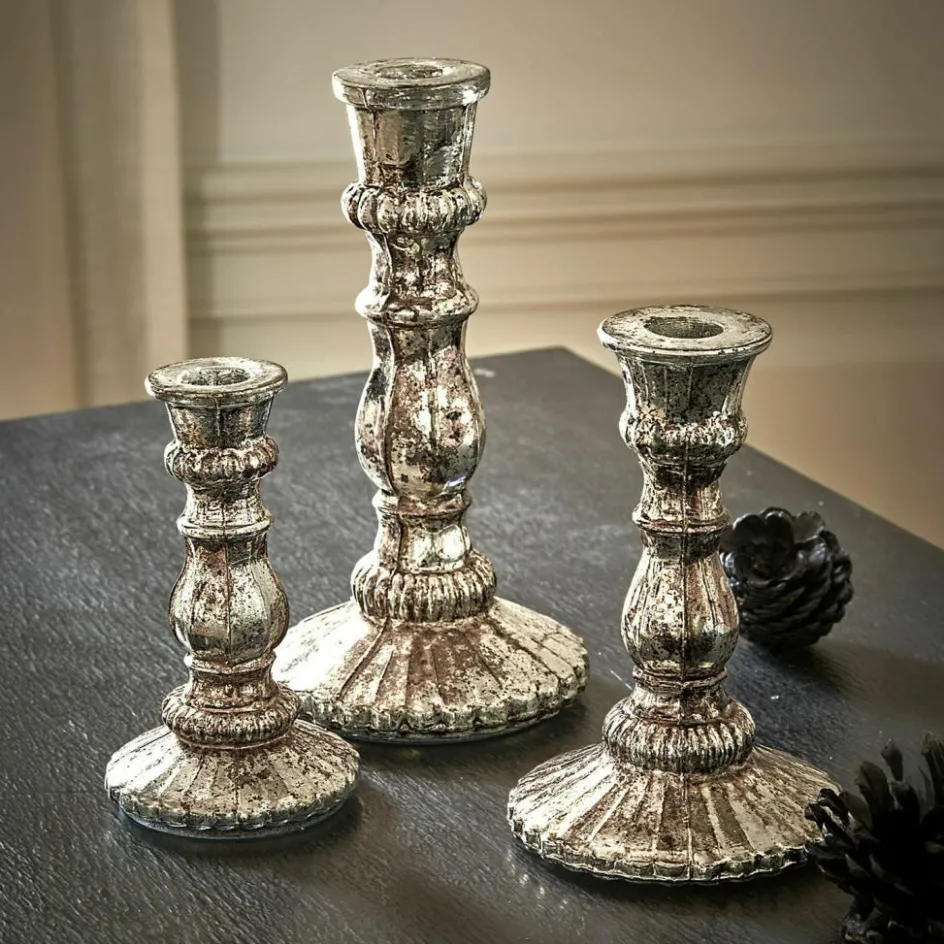 Weihnachtstischdeko|Windlichter, Kerzenständer & Laternen^LOBERON Kerzenständer 3er Set Favalina