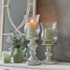 Windlichter|Kerzenhalter^LOBERON Kerzenständer 2er Set Luisant