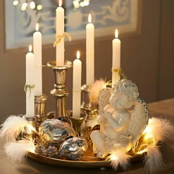 Weihnachtstischdeko|Windlichter, Kerzenständer & Laternen^LOBERON Kerzentablett Tiralen