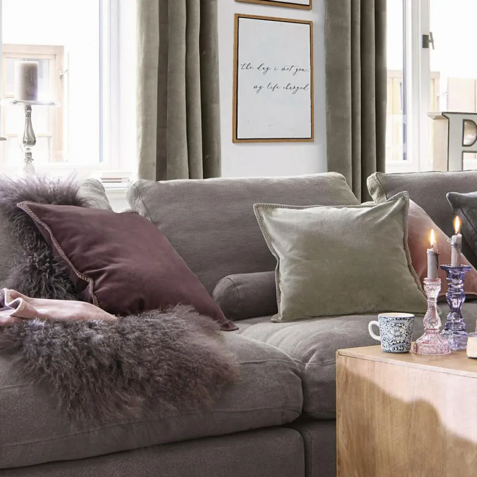 LOBERON Kissen|Kissen & Kissenhüllen-Kissen 3er Set Allonnes